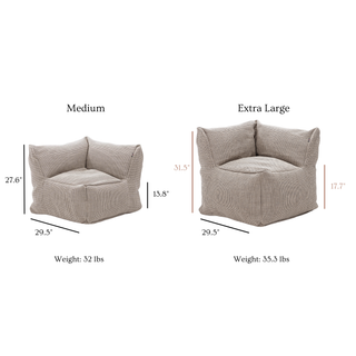 Dotty Pouf Lounge Set (Medium) by Roolf Living