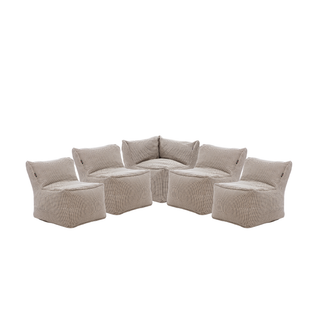Dotty Pouf Lounge Set (Extra Large) by Roolf Living