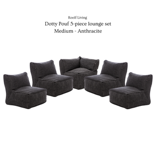 Dotty Pouf Lounge Set (Medium) by Roolf Living