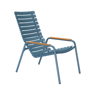 ReCLIPS Lounge chair with bamboo Armrest