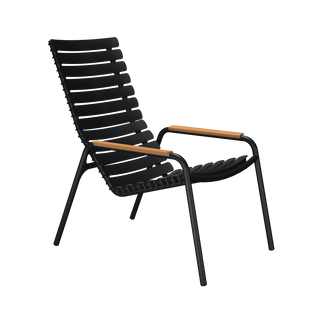 ReCLIPS Lounge chair with bamboo Armrest