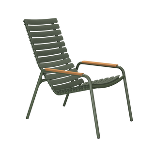 ReCLIPS Lounge chair with bamboo Armrest