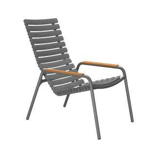 ReCLIPS Lounge chair with bamboo Armrest