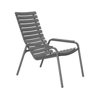 ReCLIPS Lounge chair with aluminum Armrest