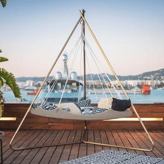 Outdoor Sunbrella® Daybed Set with Stainless Steel Stand - Space