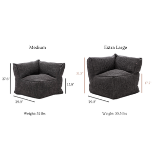 Dotty Pouf Lounge Set (Extra Large) by Roolf Living